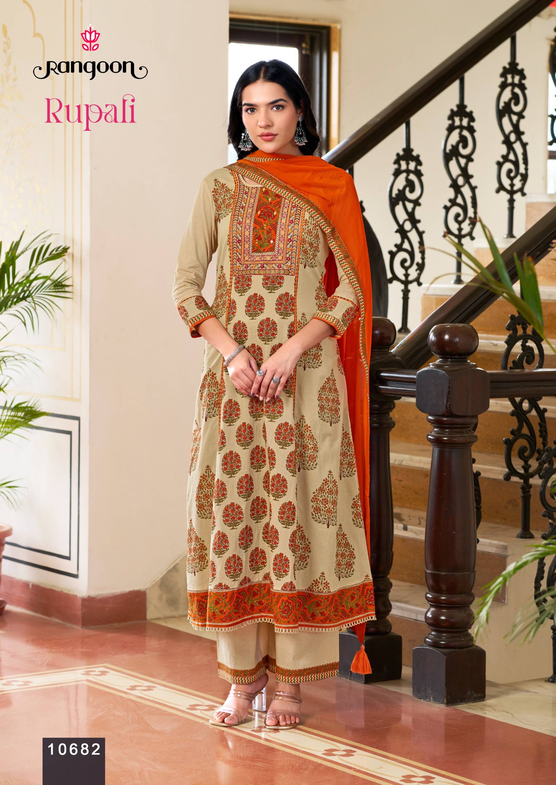 RUPALI by Rangoon 10681 to 10684 series casual wear Pure Cotton Print dressesAt Wholesale Price
